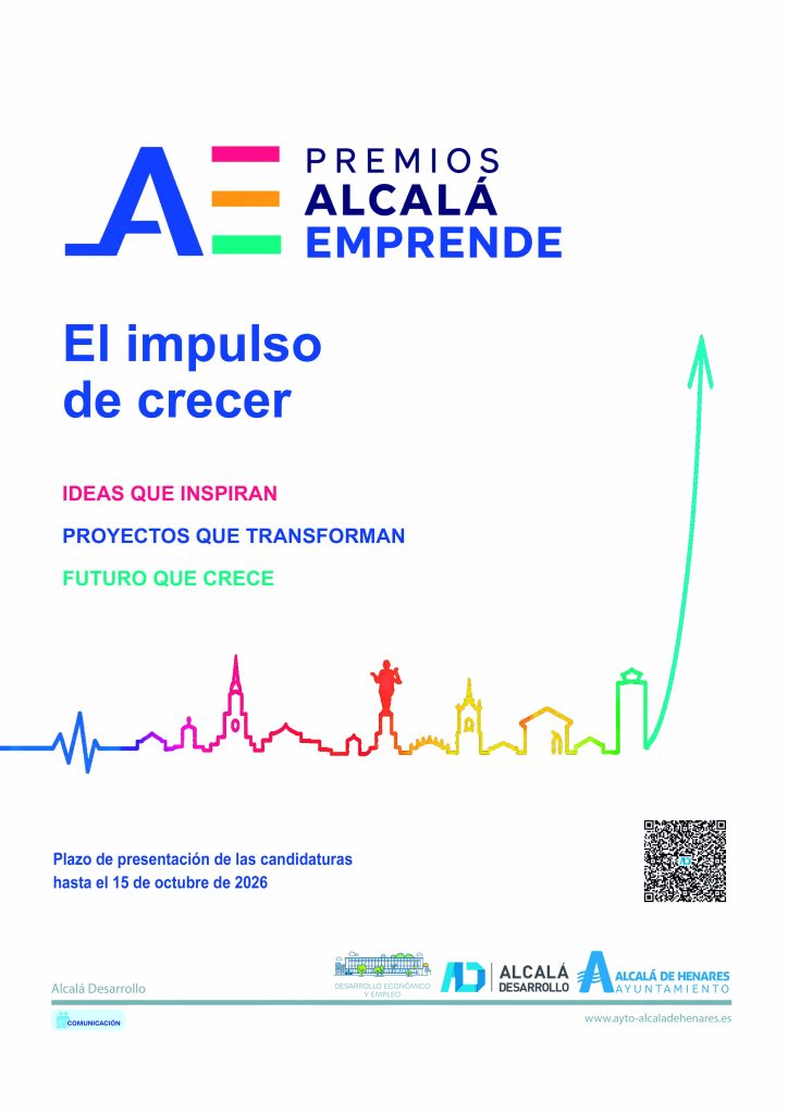 Alcalá Desarrollo lanza la XIII edición de los Premios “Alcalá Emprende” para reconocer el talento y la iniciativa emprendedora de Alcalá de Henares